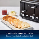 4-Slice Toaster - Black