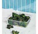 14 Cup Plastic Rectangle Food Storage Container - Clear