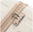 3-Piece Lightweight Luggage Set - Ivory