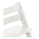 Tripp Trapp High Chair and Cushion with Stokke Tray - White with Waves Blue