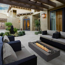 EcoSmart Fire - Cosmo 50" Rectangular Concrete Fire Pit Table
