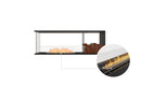 EcoSmart Fire - Flex 60PN.BX Peninsula Fireplace Insert