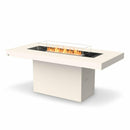 EcoSmart Fire - Gin 90" (Bar) Rectangular Concrete Fire Pit Table
