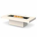 EcoSmart Fire - Gin 90" (Chat) Rectangular Concrete Fire Pit Table