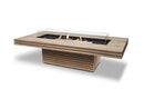 EcoSmart Fire - Gin 90" (Chat) Rectangular Concrete Fire Pit Table