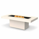 EcoSmart Fire - Gin 90" (Dining) Rectangular Concrete Fire Pit Table