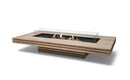 EcoSmart Fire - Gin 90"(Low) Rectangular Concrete Fire Pit Table