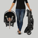 KeyFit Caddy Frame Stroller | Black/Black