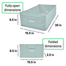 Tuckaway Toddler Tub Converts Shower to Tub - Sage Green