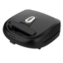 Black 2 in 1 Waffle and Sandwich Maker