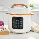 Linen Speckle 6-Quart Pressure Cooker with Touch Control Display