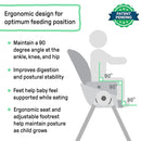 Proper Positioner Create Up Multi-Mode Folding High Chair - Soulful Skies