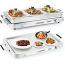 Electric Food Warmer Buffet Server - Silver