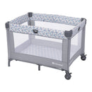 Nursery Den Playard With Rocking Cradle - Daisy Pink