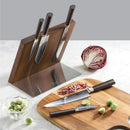 Damascus Steel 6-Piece Magnetic Knife Block Set