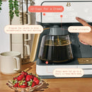 Multi-Brew 12-Cup Programmable Drip & Single-Serve Coffee Maker - White Icing