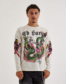 Ed Hardy Dragon Long-Sleeve Tee