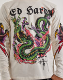 Ed Hardy Dragon Long-Sleeve Tee