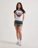Ed Hardy Heart Wings Raglan Tee