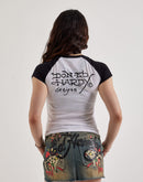 Ed Hardy Heart Wings Raglan Tee