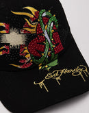 Ed Hardy Mary Cross Trucker Hat