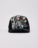 Ed Hardy Eagle Rhinestone Trucker Hat