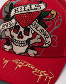 Ed Hardy Skull Trucker Hat