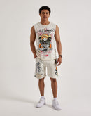 Ed Hardy Death Before Dishonor Eagle Sleeveless Tee