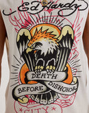 Ed Hardy Death Before Dishonor Eagle Sleeveless Tee