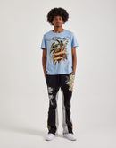 Ed Hardy Pierced Eagle Rhinestone Tee