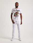 Ed Hardy Dagger Snake Rhinestone Tee