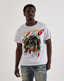 Ed Hardy Crouching Panther Rhinestone Tee