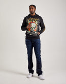 Ed Hardy Fire Skull Hoodie