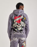 Ed Hardy Skull Full-Zip Hoodie