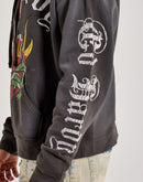 Ed Hardy Heart Cross Pullover Fleece Hoodie