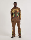 Ed Hardy Cross Full-Zip Fleece Hoodie