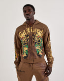 Ed Hardy Cross Full-Zip Fleece Hoodie