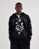 Ed Hardy Full-Zip Fleece Hoodie