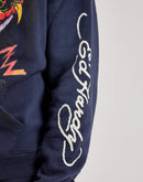 Ed Hardy Tiger Full-Zip Fleece Hoodie