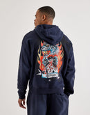 Ed Hardy Tiger Full-Zip Fleece Hoodie