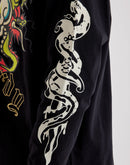 Ed Hardy Skull Dragon Long-Sleeve Tee