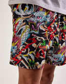 Ed Hardy Dragon Mesh Shorts