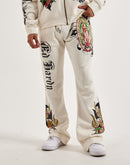 Ed Hardy Bootcut Fleece Sweatpants