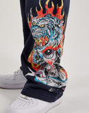 Ed Hardy Tiger Baggy Fleece Sweatpants