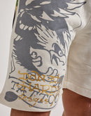 Ed Hardy Panther Snake Fleece Shorts