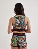 Ed Hardy Tattoo Collage Fitted Tank Top