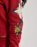 Ed Hardy Sacred Heart Full-Zip Fleece Hoodie