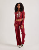 Ed Hardy Amor Butterfly Full-Zip Fleece Hoodie