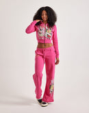 Ed Hardy Love Rose Fleece Pants
