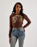 Ed Hardy Phoenix Y2K Full-Zip Fleece Hoodie